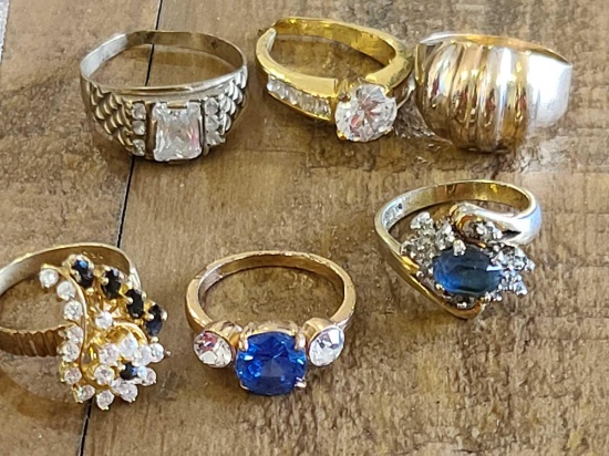 Group of Golden Color Jewelry