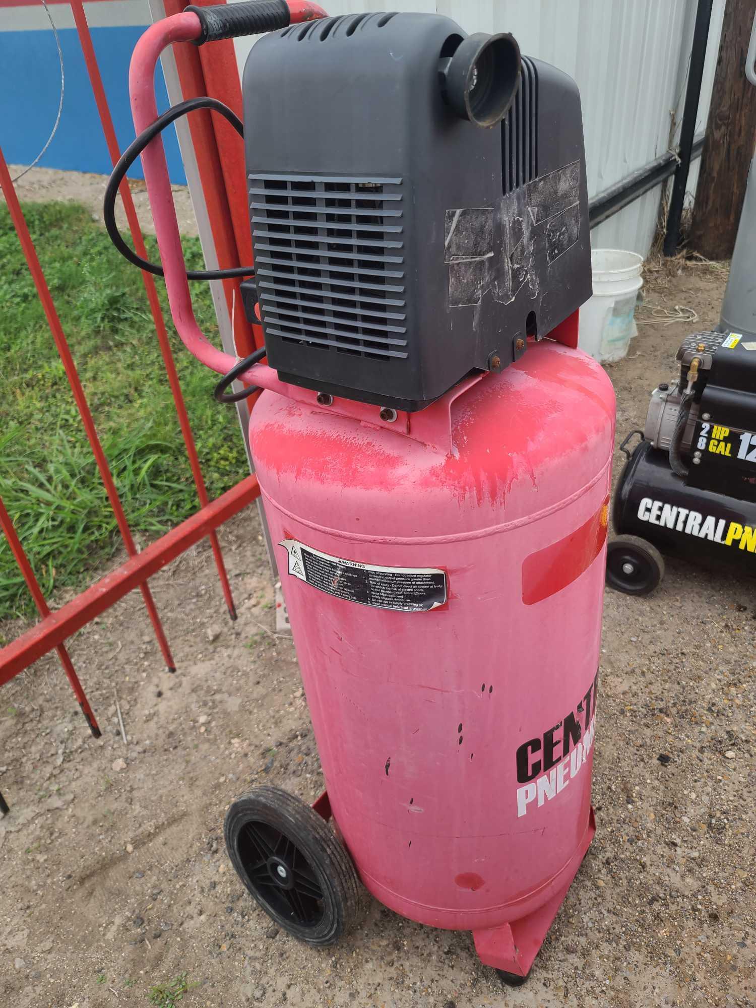 Central pneumatic 26 gallon air compressor deals