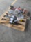 Pallet w/Router, miter Saw in Parts, Grinders, Heat Gun, Saw-Saw