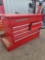 Red U.S. General 30''5 Drawer Mechanic's Cart