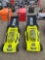 (2) Ryodi 40V Lithium Brushless...Lawn Mower...