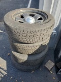 (4) Tires w/Rims 225/60 ZR 18