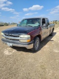 1999 Chevrolet Silverado 1500 Pickup Truck, VIN # 2GCEC19W2X1248355