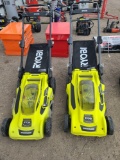 (2) Ryodi 40V Lithium Brushless...Lawn Mower...