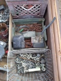 Lot w/Misc. Items, Chains, Bolts, Screws
