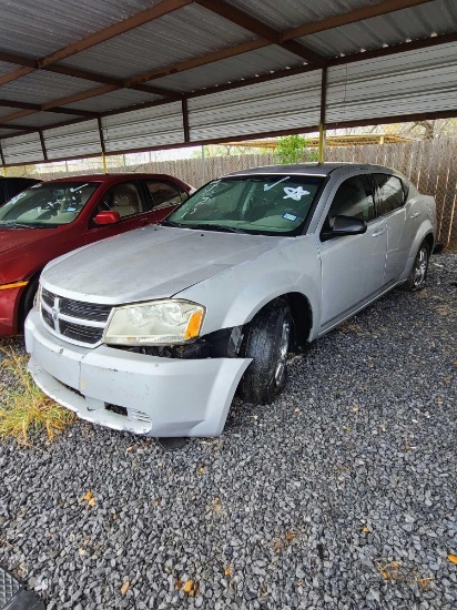 2008 Dodge Avenger Passenger Car, VIN # 1B3LC46K58N612683