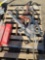 Pallet w/Reflectors, Toro Electric Blower, Oil Pumps