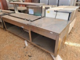 Duke 3 Piece Stainless Steel Counter Set, Food Warmer/Cooler & Counter