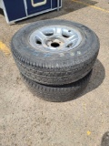 (2) Tires w/Rims