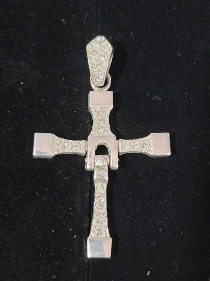 One Silver Color Cross