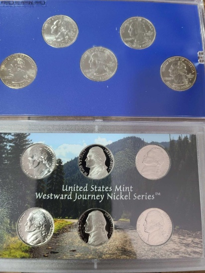 Group of Nickel Series Coin Set & Group of State Quarter Collection