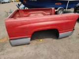 1998 Red Dodge Ram Truck Bed