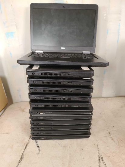 (12) Dell Laptops, (10) Charges