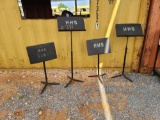 (4) Music Stands