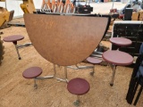 (1)Round Cafeteria Table