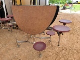 (1)Round Cafeteria Table