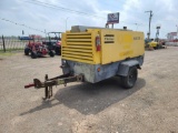 2012 Atlas Copco XAS 375 CP PORTABLE AIR COMPRESSOR, VIN # 4500B131XCR073077