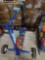 ''Pallet 303-G'' (1) Blue Cart w/ Different Pound Dumbells