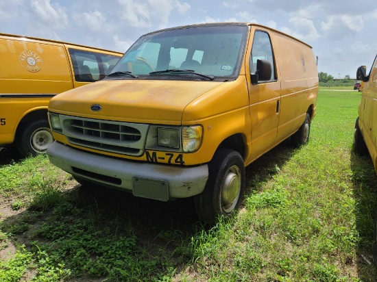 "F-9" 1999 Ford Econoline Van, VIN # 1FTPE24L3XHB15574
