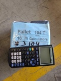 ''Pallet 104-T'' (10) Calculators