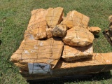 Pallet w/Decorative Stones