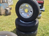 Lot w/(3) Tires & Rims
