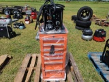 (1) Chicago Electric Welder & (1) U. S General 14.5'' End Cabinet