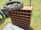 Storage Organizer & (2) Tires