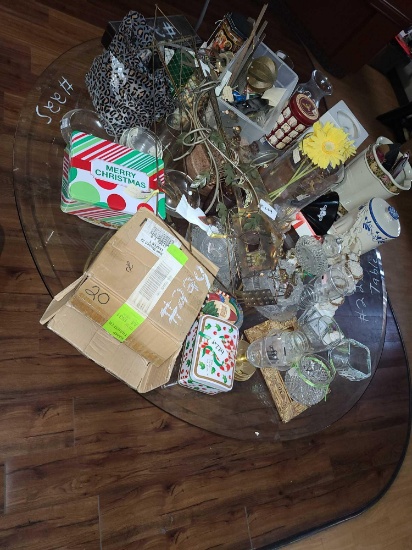 Lot W/ Glassware & Misc. Stuff (Table Not Included)