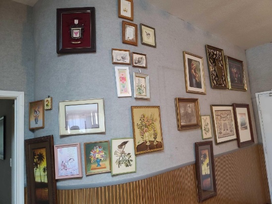 Lot W/ Pictures, Frames, Paintings.