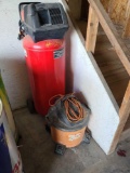 (1) Husky 32 gal Air Compressor & (1) Mini Vacuum