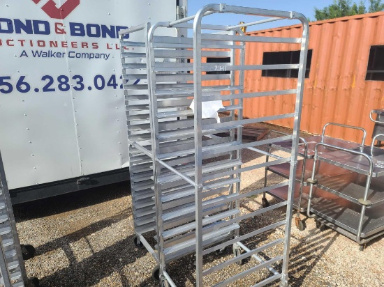 Lot w/Stainless Steel Food Racks