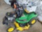 John Deere Riding Lawn Mower & Printer