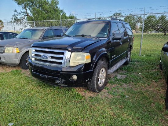 2008 Ford Expedition Multipurpose Vehicle (MPV), VIN # 1FMFU155X8LA51164