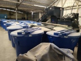 200 +/- Blue 300 Gallon Containers