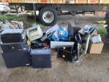 Lot w/Printers, Monitors, Cpu Towers & Misc Electronic Items