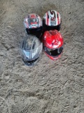 Lot w/(4) Helmets