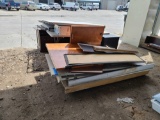 Lot w/Table, Desk, File Cabinet & Misc Items