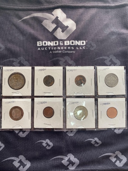 Lot w/Foreign Coins