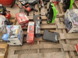 Pallet w/(1) 6 & 1/2'' Cordless Circular Saw, Cordless Hand Vacuum, (2) Black Tool Boxes & Pressure