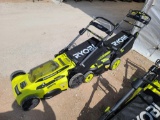 (2) Ryobi Lawn Mowers