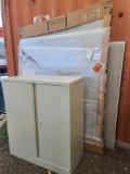 Lot w/Cabinet & Peg Boards