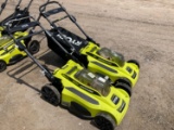 (2) Ryobi Lawn Mowers