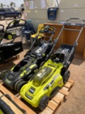 (2) Ryobi Lawn Mowers