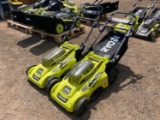 (2) Ryobi Lawn Mowers