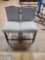 (2) Gray Fabric Chairs