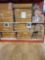 Lot w/Boxes of Women's Plaid Red Shirts & Boxes of White Canvas Sneakers