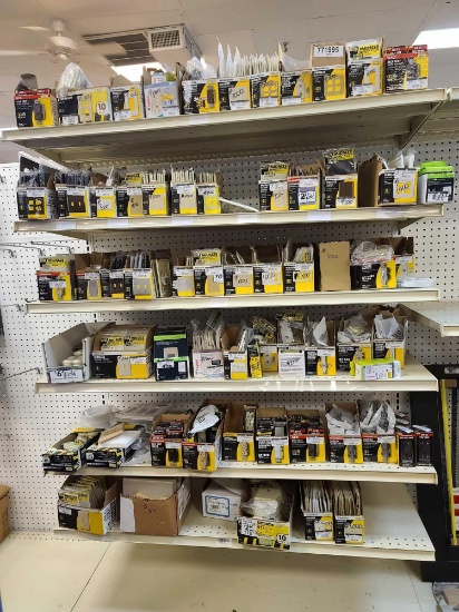 Lot w/ Electrical Light Switches, Frame Bases, Electrical Recepticals, etc.(Rack Not Included)