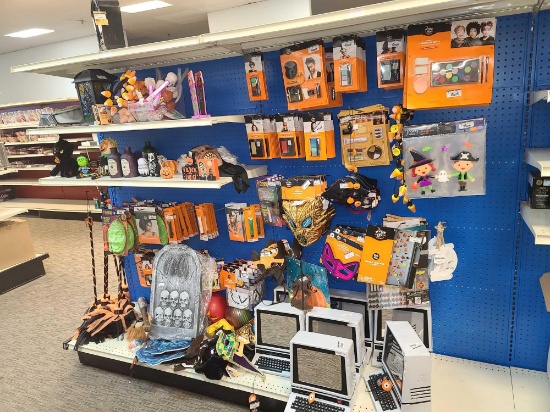 Lot w/Halloween Decor & Party Favors(Rack Not Included)