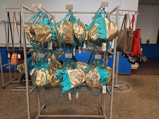 Lot w/ Different Styles of Purses